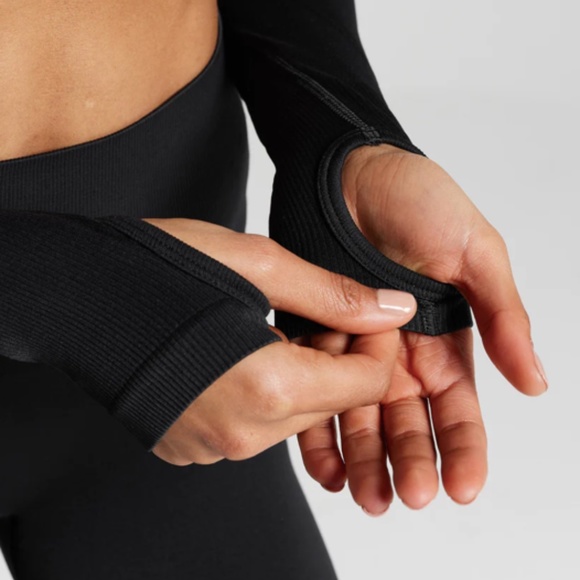 Gymshark FLEX SPORTS LONG SLEEVE CROP TOP - Picture 3 of 5